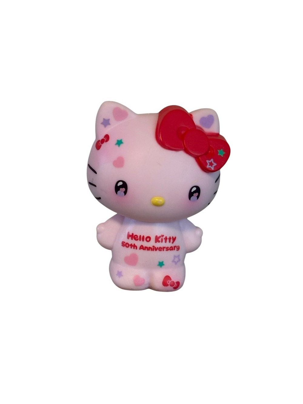 Sanrio Hello Kitty 50th Anniversary Mascot Figure Vinyl Pink Multi 2”